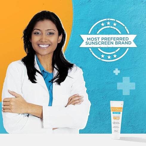 Brinton UV Doux Blue Light Sunscreen Protection Gel SPF 50 PA+++ UVA/ UVB for Men & Women